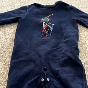 Ralph Lauren Polo Player Baby Jumpsuit